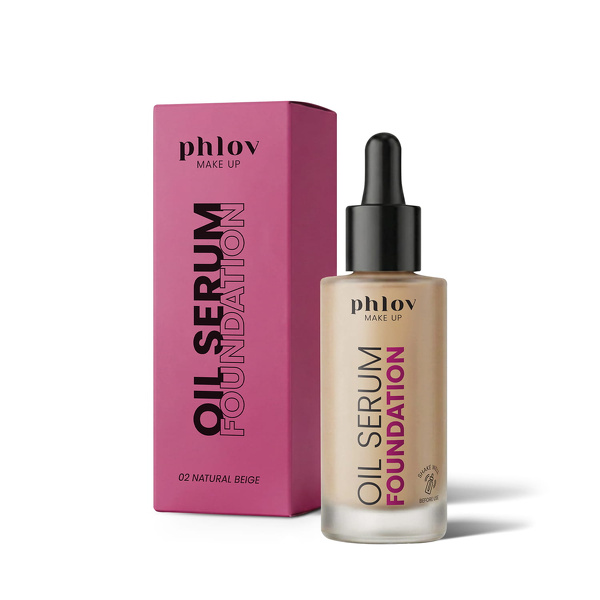MAKE UP OIL SERUM FOUNDATION 02 NATURAL BEIGE