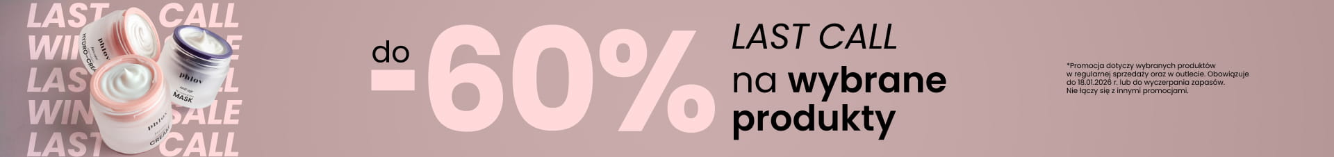 Wyprzedaż zimowa kosmetyków Phlov Winter Sale
