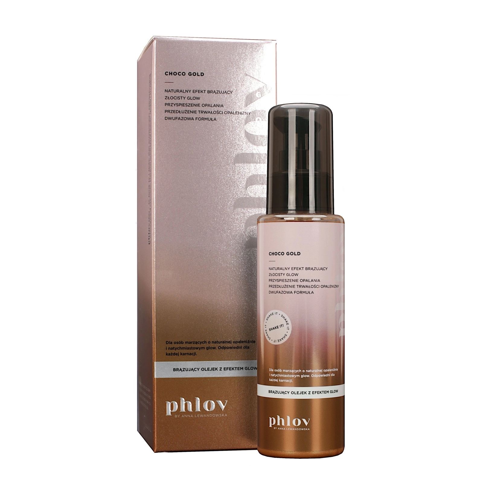 Brązujący olejek z efektem glow CHOCO GOLD